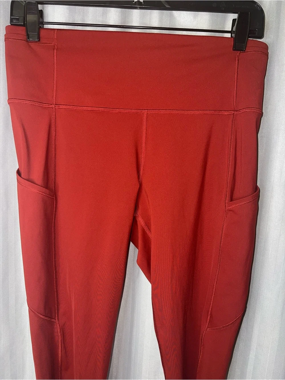 lululemon athletica High-Rise Red Pocket Leggings size 10